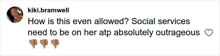 An online comment from 'kiki.bramwell' questioning the Bonnie Blue 'Minging' event and calling it 'outrageous'. An online comment from 'kiki.bramwell' questioning the Bonnie Blue 'Minging' event and calling it 'outrageous'.