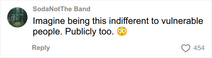 A comment expressing disbelief at indifference to vulnerable people, criticizing the passenger's selfish peanut eating on a plane. A comment expressing disbelief at indifference to vulnerable people, criticizing the passenger's selfish peanut eating on a plane.