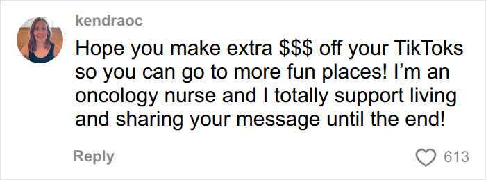 A comment supporting a terminally ill woman finding a way to turn the tables on her husband. A comment supporting a terminally ill woman finding a way to turn the tables on her husband.