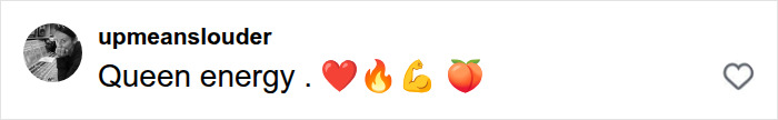 A positive comment of Queen energy and emojis, showing a hilarious reaction to the viral news anchor. A positive comment of Queen energy and emojis, showing a hilarious reaction to the viral news anchor.