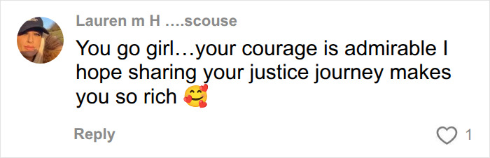A comment on social media supporting a terminally ill woman finding a way to turn the tables on her husband. A comment on social media supporting a terminally ill woman finding a way to turn the tables on her husband.