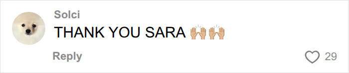 A comment thanking Sara Sampaio for revealing that perfect Instagram bodies depend on angles and lighting. A comment thanking Sara Sampaio for revealing that perfect Instagram bodies depend on angles and lighting.