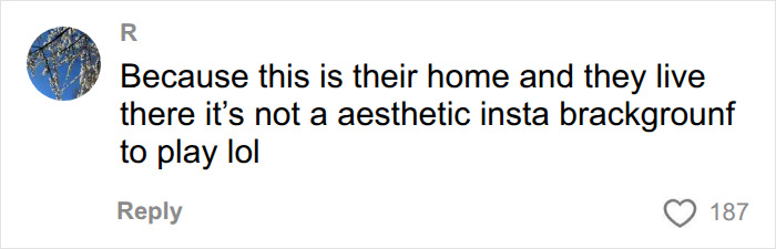 Influencer gets savagely roasted comment: their home is not an aesthetic insta background. Influencer gets savagely roasted comment: their home is not an aesthetic insta background.