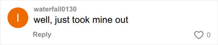 A comment about removing a hair accessory, reacting to news about potential life-threatening injuries.