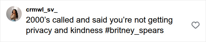 Screenshot of an Instagram comment from crmwl_sv_ about Perez Hilton's crisis and Britney Spears. Screenshot of an Instagram comment from crmwl_sv_ about Perez Hilton's crisis and Britney Spears.