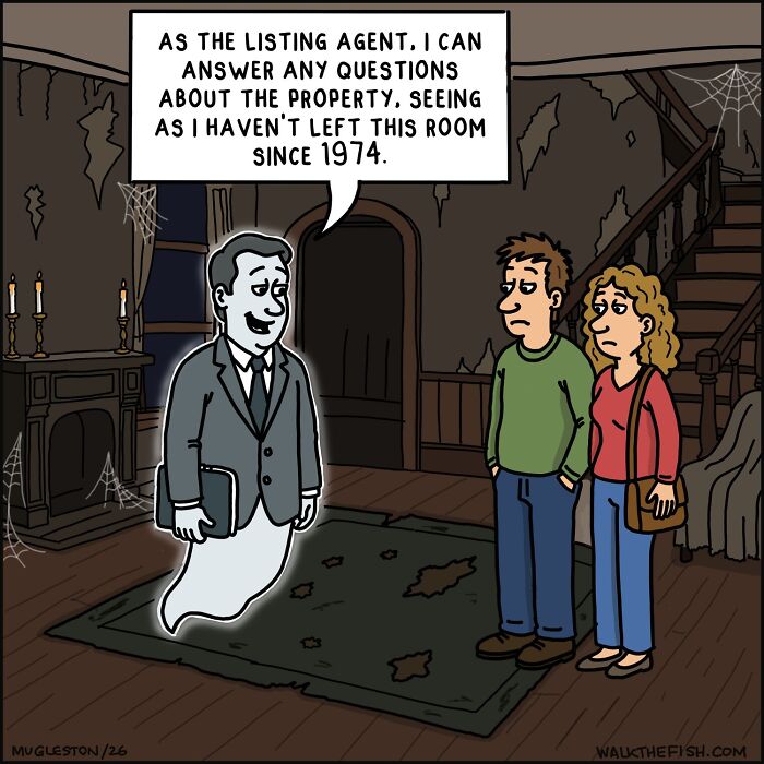 These 30 Single-Panel Cartoons Find The Humor In People Acting Way Too Calm During Absolute Chaos