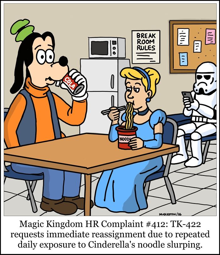 These 30 Single-Panel Cartoons Find The Humor In People Acting Way Too Calm During Absolute Chaos