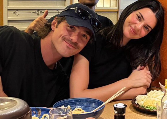 Kendall Jenner and Jacob Elordi pose together smiling, hinting at their romance and husband material potential. Kendall Jenner and Jacob Elordi pose together smiling, hinting at their romance and husband material potential.