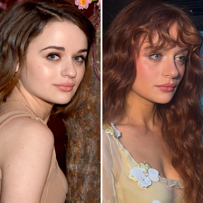 Joey King before and after images, sparking plastic surgery accusations at movie premiere. Joey King before and after images, sparking plastic surgery accusations at movie premiere.
