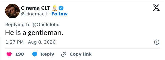 Tweet describing Jon Bernthal as a gentleman, referencing the closed fist moment at the Spider-Man premiere. Tweet describing Jon Bernthal as a gentleman, referencing the closed fist moment at the Spider-Man premiere.