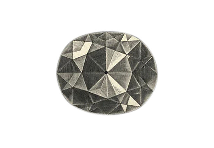 The Koh-I-Noor Diamond, 105.6 Carats As Currently Cut