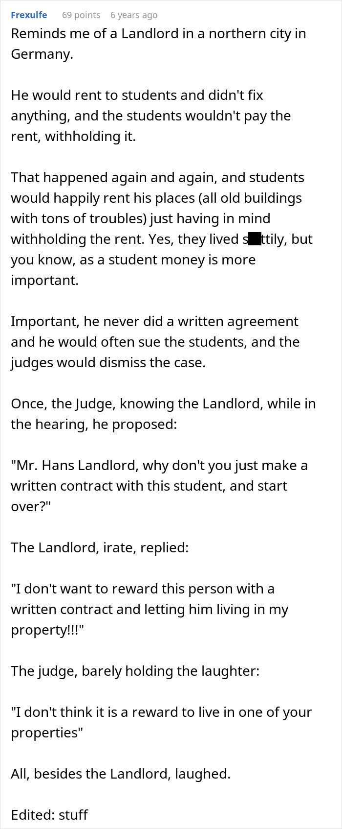 Tenants fighting for rights against a landlord who refuses to fix heating, leading to a judge's humorous remark. Tenants fighting for rights against a landlord who refuses to fix heating, leading to a judge's humorous remark.