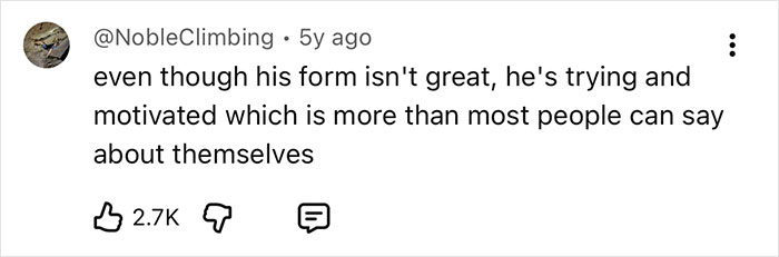 A comment highlighting motivation, crucial for the mental and physical challenge of 36,500 pushups over a year. A comment highlighting motivation, crucial for the mental and physical challenge of 36,500 pushups over a year.