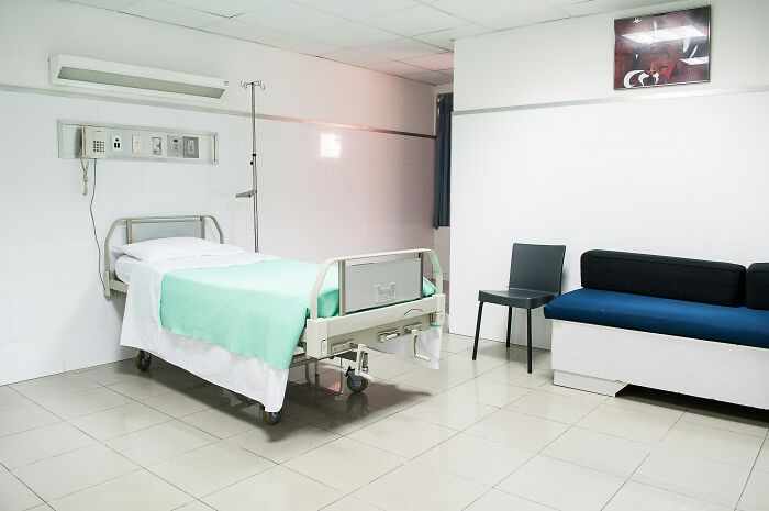 An empty hospital room, where a man's heart stopped during surgery and he later described the afterlife. An empty hospital room, where a man's heart stopped during surgery and he later described the afterlife.