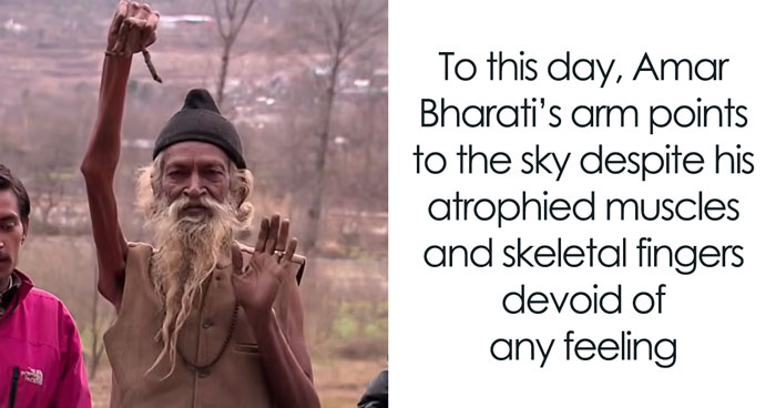 Indian Man Let His Arm Atrophy And His Fingernails Turn Into Claws Over An Epiphany He Had In 1973