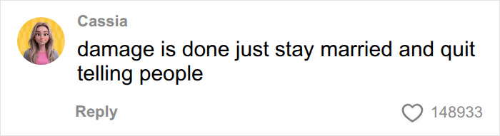 Screenshot of an online comment advising a man who married his cousin to stay married and keep it quiet. Screenshot of an online comment advising a man who married his cousin to stay married and keep it quiet.