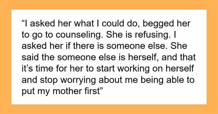 Mom Treats Son Like Her Stand-In Husband For Years, His Real Wife Eventually Quits The Role