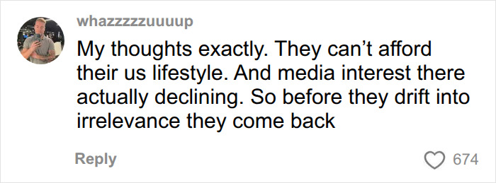 Whazzzzuuuup comment on Meghan Markle and Prince Harry's US neighbors exposing further revelations.