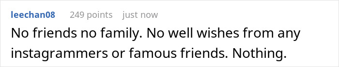 Screenshot of a social media comment about Meghan Markle's birthday post, calling out the lack of well wishes. Screenshot of a social media comment about Meghan Markle's birthday post, calling out the lack of well wishes.