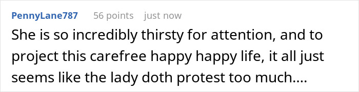 A social media comment criticizing Meghan Markle for being attention-seeking with her birthday post, branding it desperate. A social media comment criticizing Meghan Markle for being attention-seeking with her birthday post, branding it desperate.