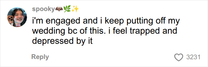 A woman's viral take on mental load, a comment from an engaged user feeling trapped and depressed. A woman's viral take on mental load, a comment from an engaged user feeling trapped and depressed.