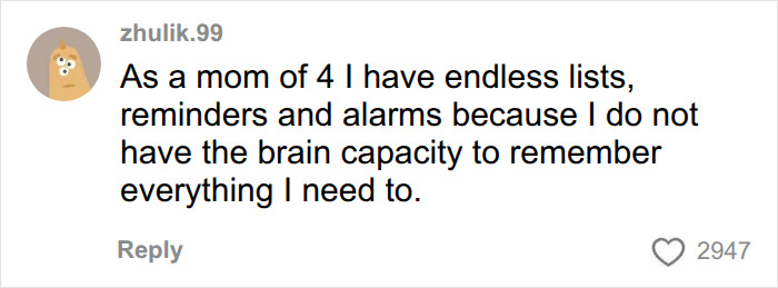 Zhulik.99 discusses the mental load of a mother of four, managing endless lists and reminders in relationships. Zhulik.99 discusses the mental load of a mother of four, managing endless lists and reminders in relationships.