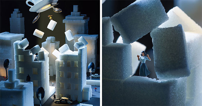 Creative Duo Uses Food To Build Intricate Tiny Worlds Full Of Charm (30 New Pics)