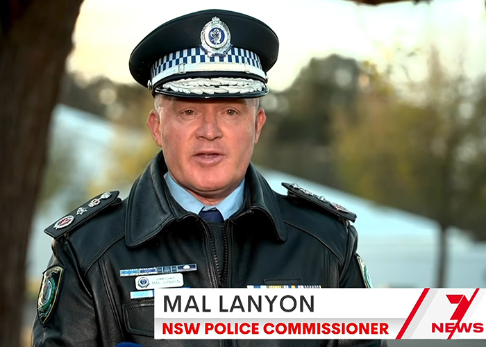 NSW Police Commissioner Mal Lanyon speaking about the tragic finding of the missing teen's body.