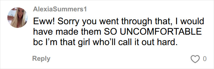 A comment expressing sympathy and a strong reaction to the mom's humiliating moment trying to make new friends. A comment expressing sympathy and a strong reaction to the mom's humiliating moment trying to make new friends.
