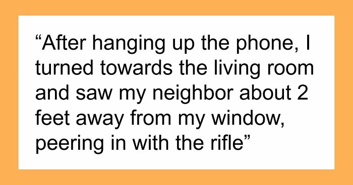 Guy Creeped Out By New Neighbor’s Eerie Behavior, Ends Up Fearing For His Life And Calling The Cops