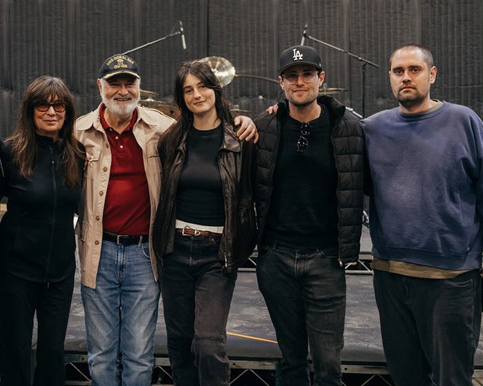 Rob Reiner's son, standing with family, as new details emerge about an alleged attack. Rob Reiner's son, standing with family, as new details emerge about an alleged attack.
