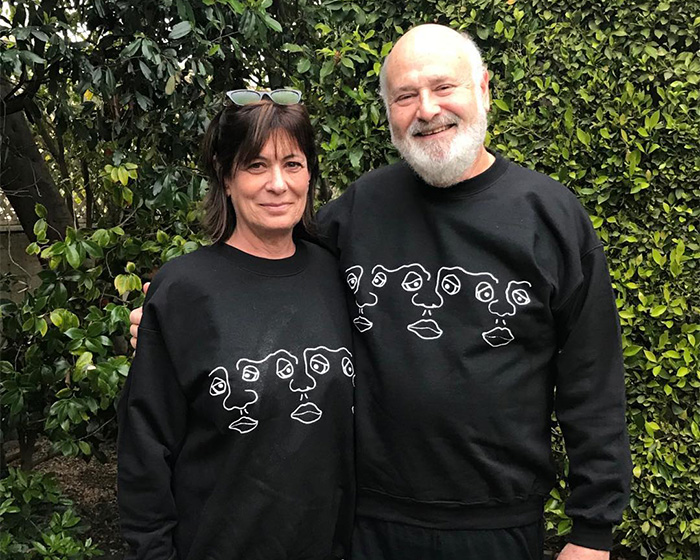 Rob Reiner and his wife Michele Singer pose for a photo. New details emerge about their son's alleged actions. Rob Reiner and his wife Michele Singer pose for a photo. New details emerge about their son's alleged actions.
