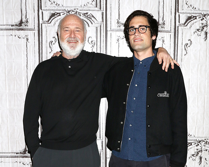 Rob Reiner and son look on as chilling details emerge about the alleged attack. Rob Reiner and son look on as chilling details emerge about the alleged attack.
