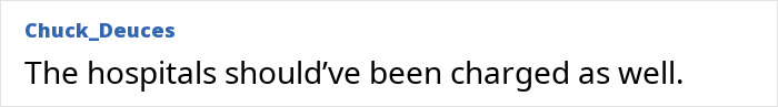 A comment about a nurse's aide crimes, suggesting hospitals should also be charged. A comment about a nurse's aide crimes, suggesting hospitals should also be charged.