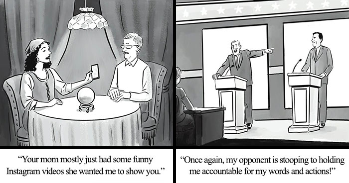 Everyday Situations Get Delightfully Weird In These Artists’ 75 New Single-Panel Comics