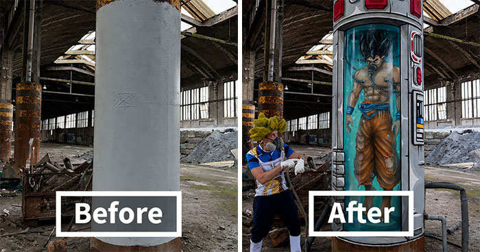 This French Artist Turns Ordinary Walls Into Mind-Bending 3D Illusions (28 New Pics)