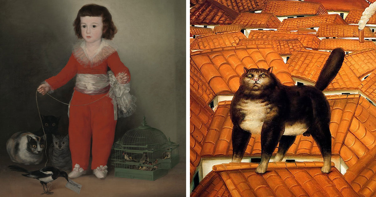 40 Vintage Artworks Featuring Cats That Show How Timeless Our Love For Them Really Is