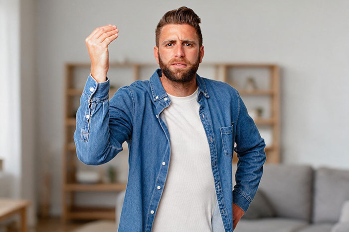 A man frustrated because his fiance blocked his card to teach him a lesson about cleaning. A man frustrated because his fiance blocked his card to teach him a lesson about cleaning.