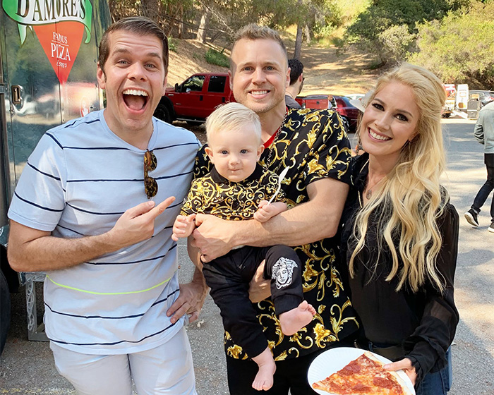 Perez Hilton, his family, and friends together, revealing the heartbreaking question from his hospital bed.