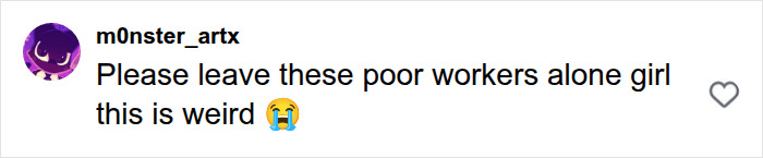 A comment from m0nster_artx, expressing concern over the Peter Pan girl's viral backlash.