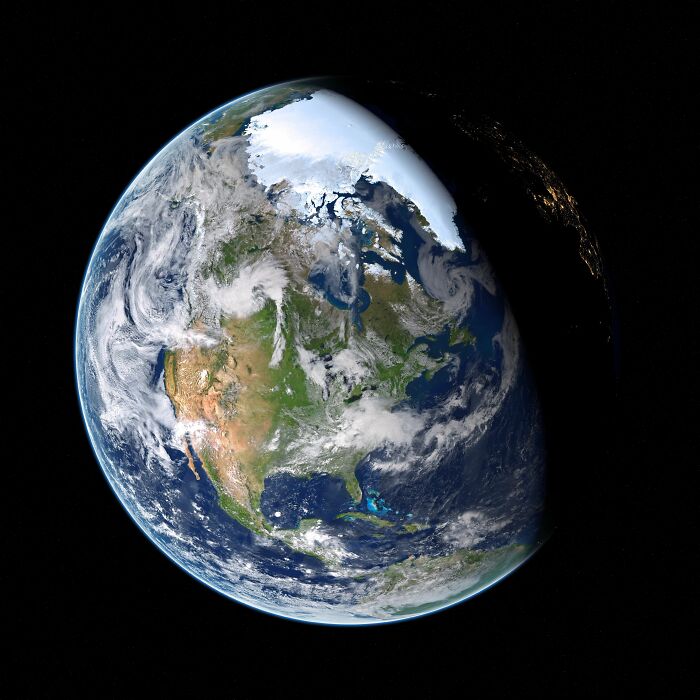 An image of planet Earth, learning something new about our home and facts.