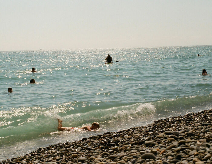 People swimming in the sea, a reminder for women about flesh-eating bacteria and common pre-swim habits. People swimming in the sea, a reminder for women about flesh-eating bacteria and common pre-swim habits.