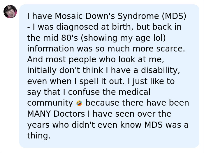 A social media post about a mother's unexpected Down Syndrome diagnosis, explaining her kids led to answers. A social media post about a mother's unexpected Down Syndrome diagnosis, explaining her kids led to answers.