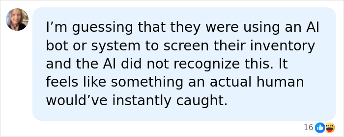 Facebook comment discussing Target's apology for the Halloween costume backlash, suggesting AI screening. Facebook comment discussing Target's apology for the Halloween costume backlash, suggesting AI screening.