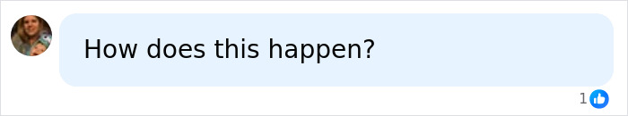 A comment asking 'How does this happen?' regarding the 38YO woman tricking a kind couple.