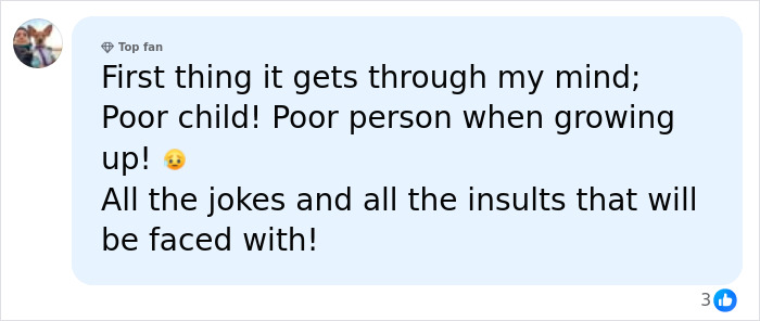 A comment about the scandalous pregnancy of Bonnie Blue, expressing concern for the child growing up. A comment about the scandalous pregnancy of Bonnie Blue, expressing concern for the child growing up.