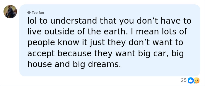 Astronaut realizes unbelievable life on Earth, after spending days in space, sparks user comment on not needing space to appreciate life.