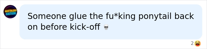 A social media comment comically demanding the return of Erling Haaland's ponytail before kick-off after his new haircut. A social media comment comically demanding the return of Erling Haaland's ponytail before kick-off after his new haircut.