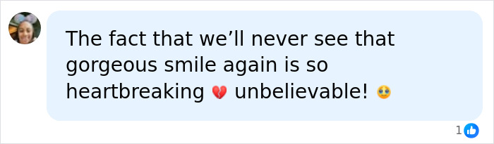 A comment highlighting the heartbreaking loss of Hayden Panettiere's gorgeous smile. A comment highlighting the heartbreaking loss of Hayden Panettiere's gorgeous smile.