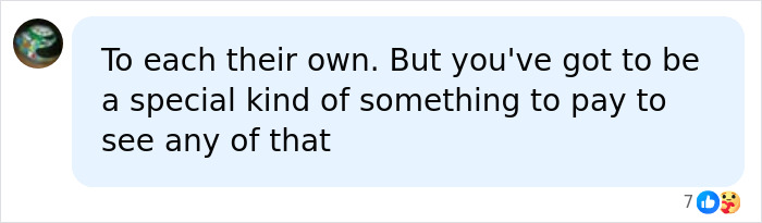 A social media comment discussing Honey Boo Boo star Pumpkin and her earnings on an adult platform.